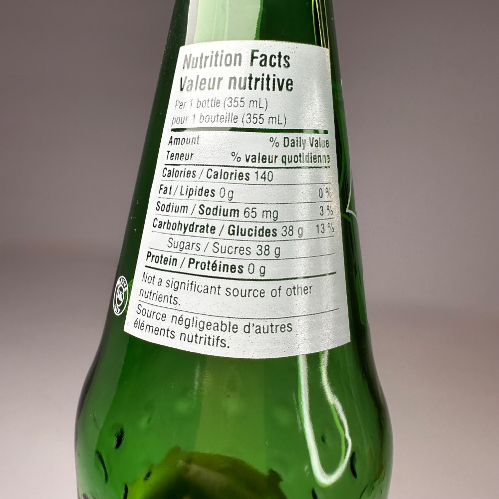 ✨2 for $20 Deal✨ Vintage Sprite Glass Bottle 355 mL Green Dimpled Soda Bottle - Picture 8 of 8